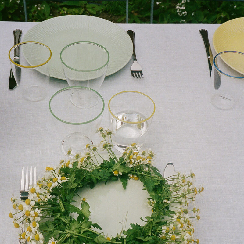 Confetti aamiaislautanen 24 cm, pistachio