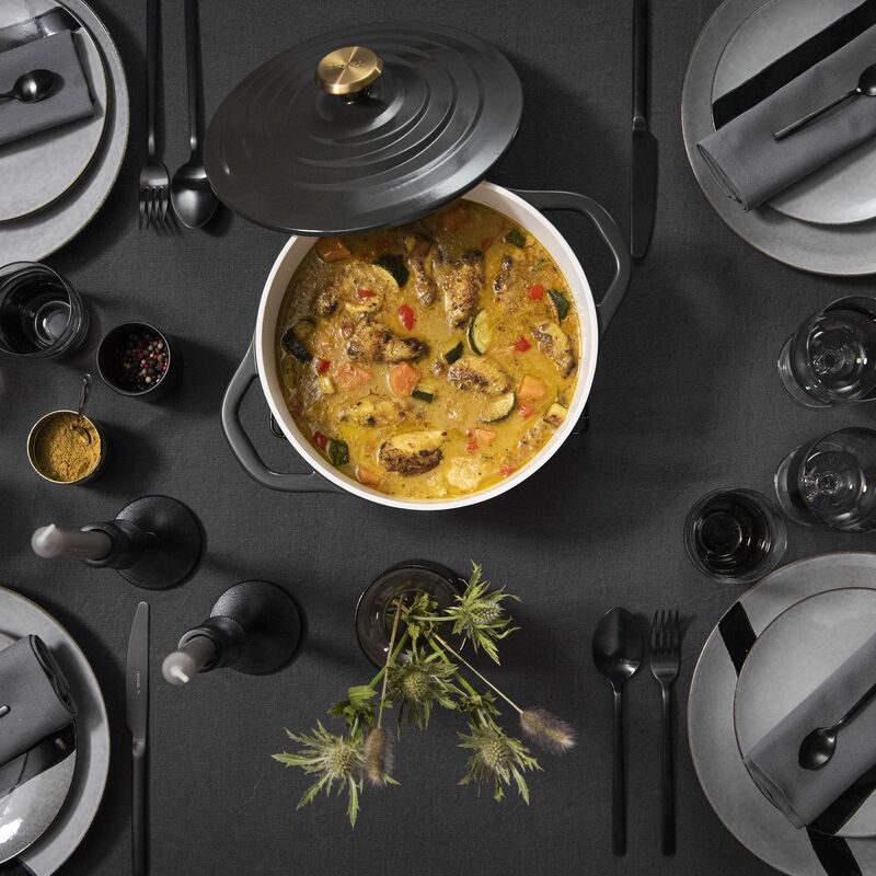 Air gryte, 4,7 liter, 24 cm, grå