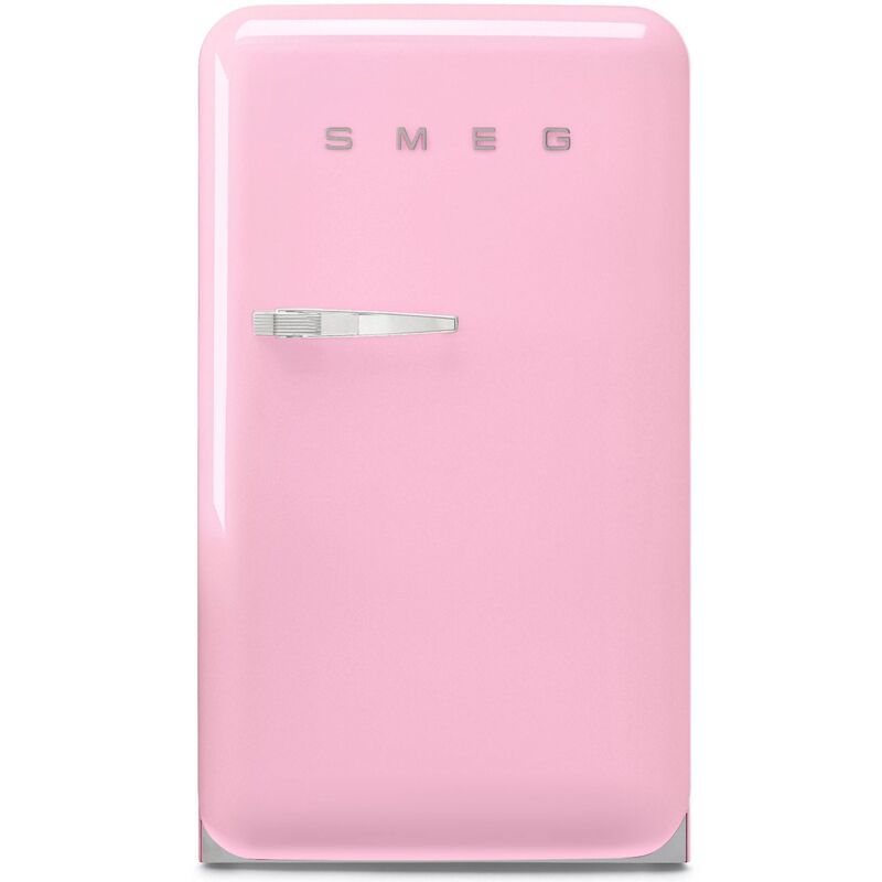 FAB10ROR6 kylskåp med frysfack, rosa