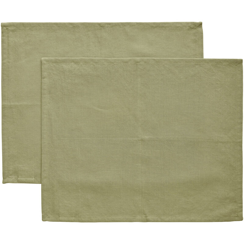 Decotique Sienna Bordbrikke 45 x 35 cm 2-pakning, grønn