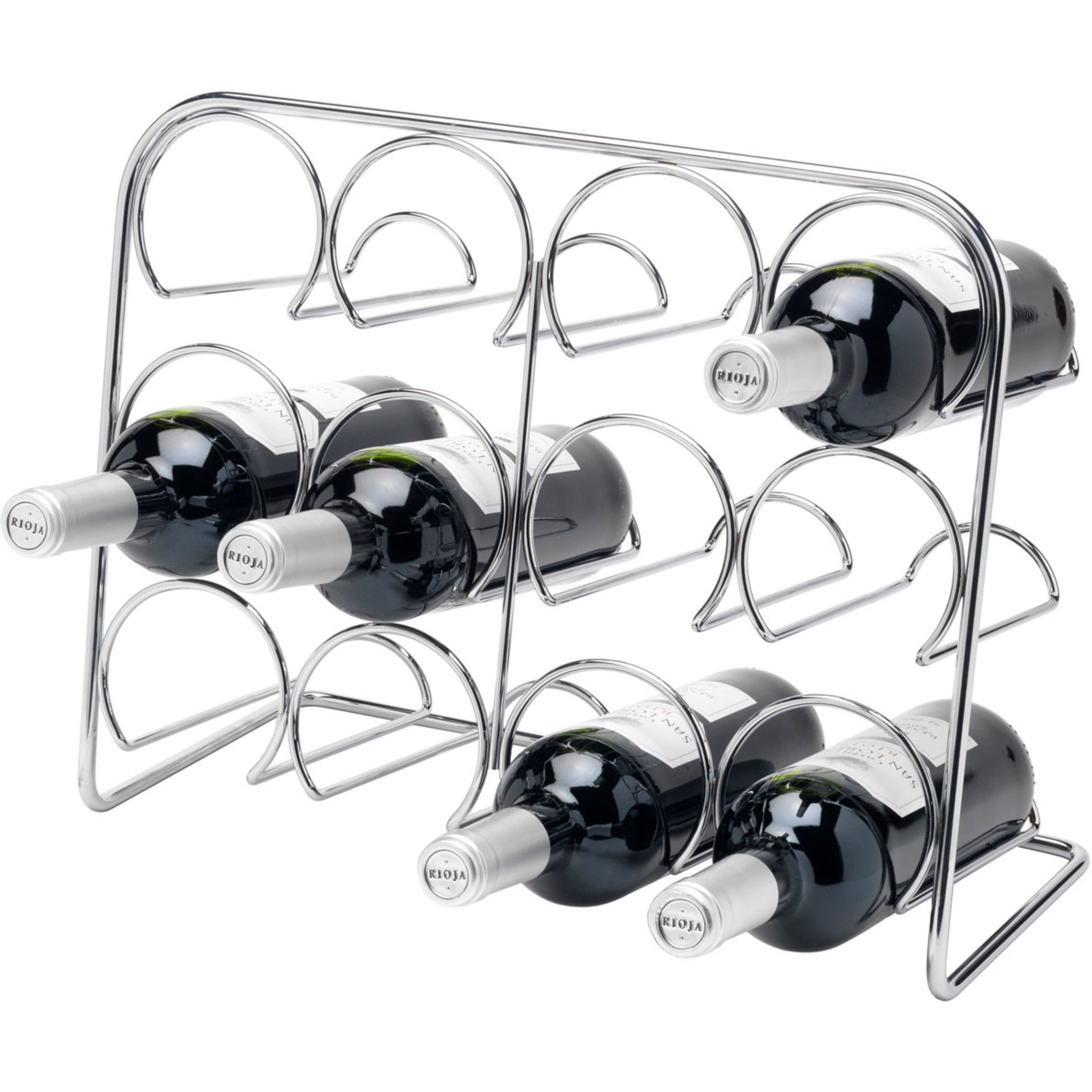 Pisa Vinställ krom 12 Flaskor