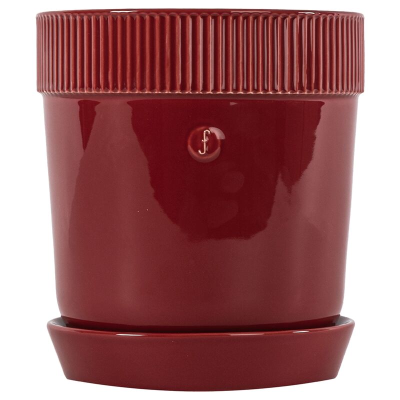 Elise kruka med fat, 17 cm