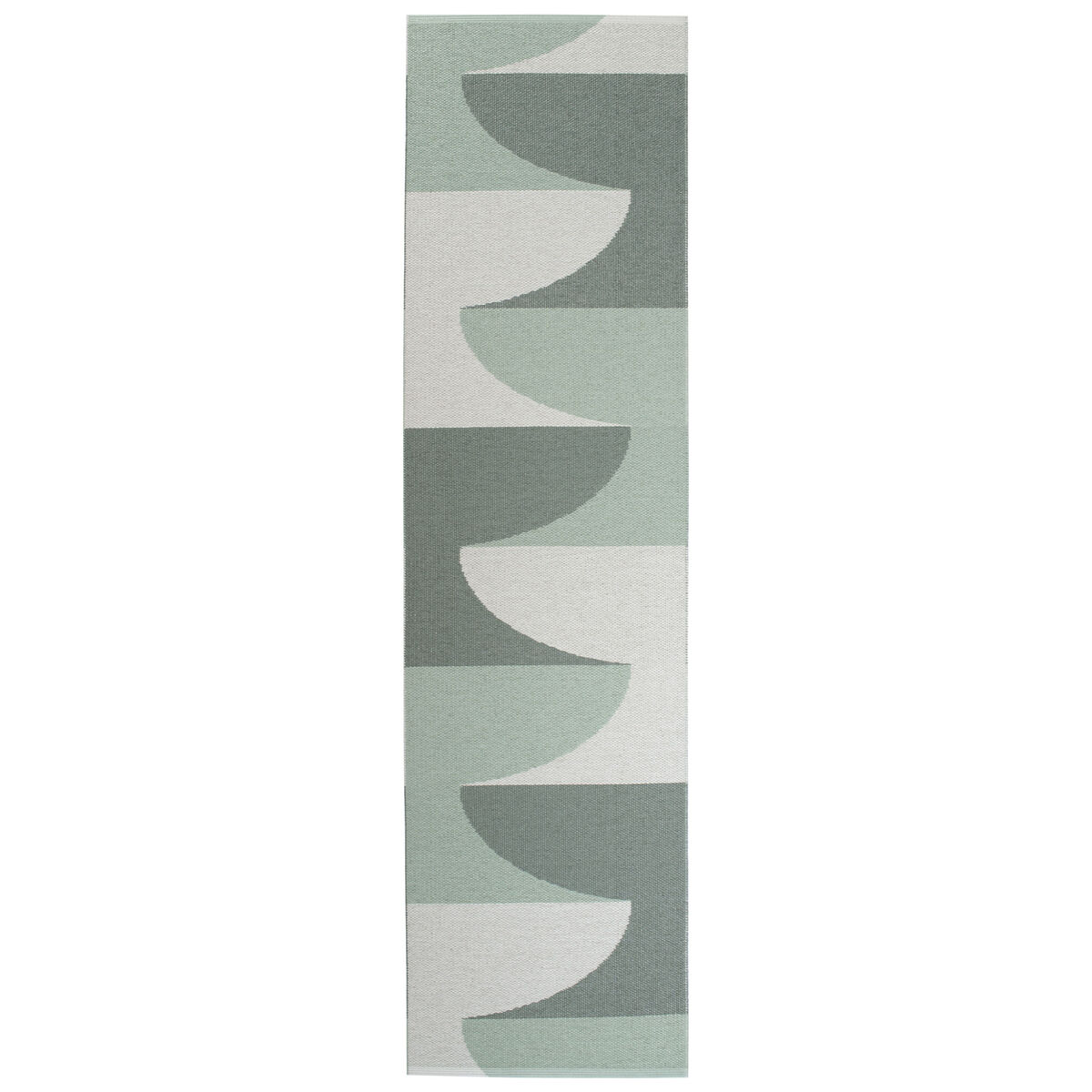 Pappelina Hill matta 70 × 270 cm, army/mint/grey