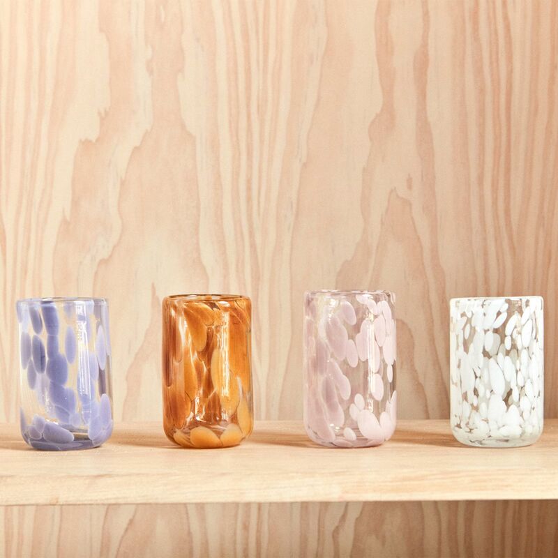 Jali glas 10,5 cm, lavender