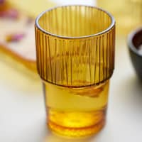 Kusintha caféglas 38 cl 4-pack, bärnsten