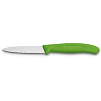 Tandad Skalkniv 8 cm Nylonhandtag Grön