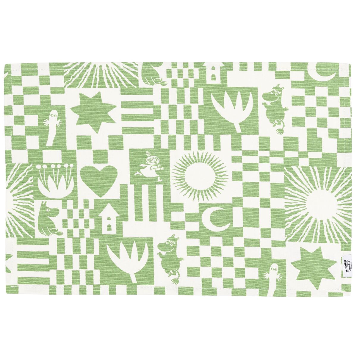 Arabia Muumi Juhlat Pöytätabletti, vihreä