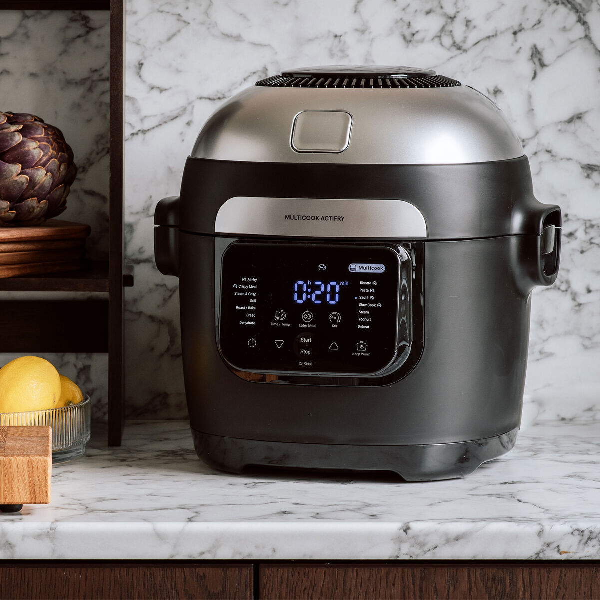 Multicook Actifry Multicooker 6 liter, svart