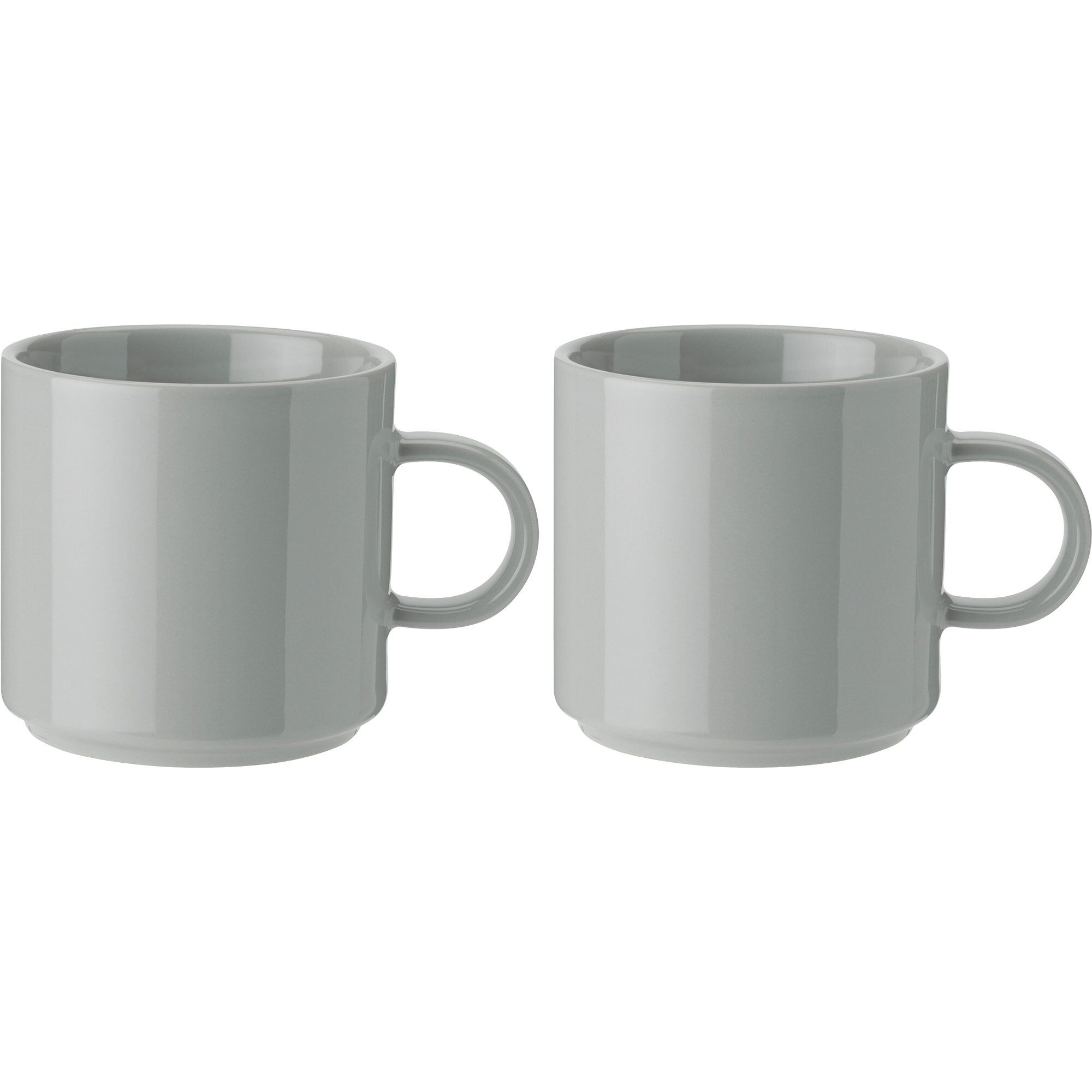 Mugg 2-pack 0,2 liter, light grey