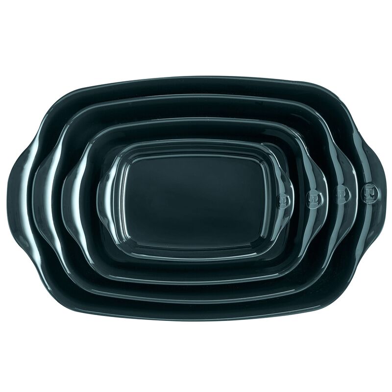Rektangulær ovnfast fad (L) 4 liter, petrol