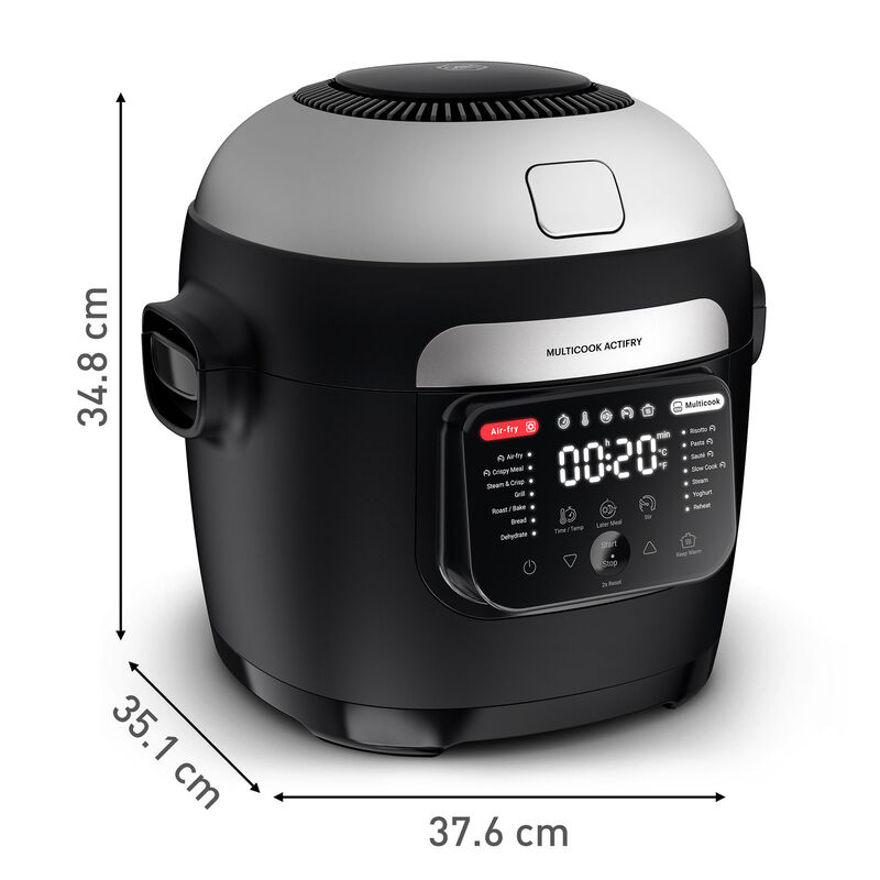 Multicook Actifry multicooker 6 liter, svart