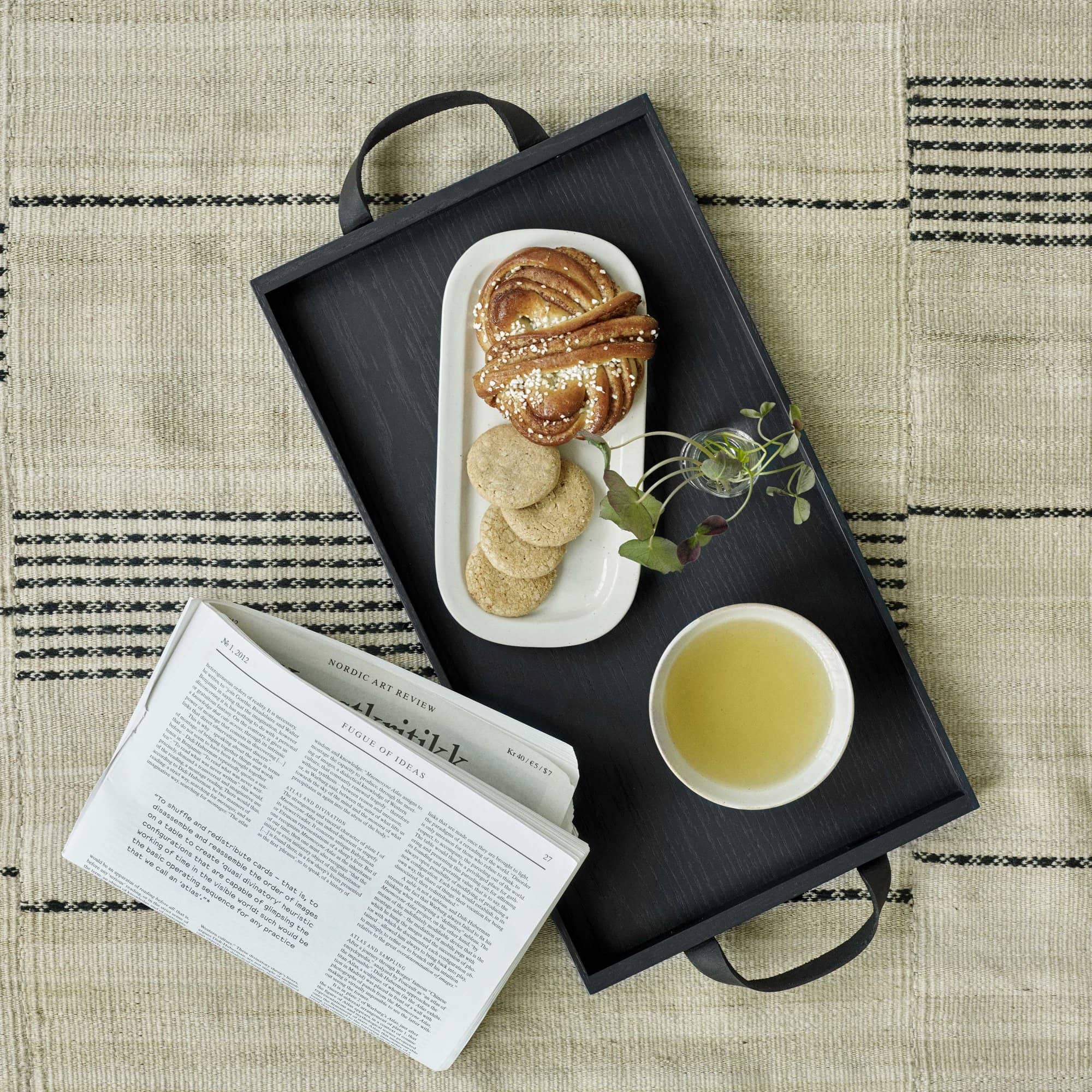 Norr Tray – sort eg