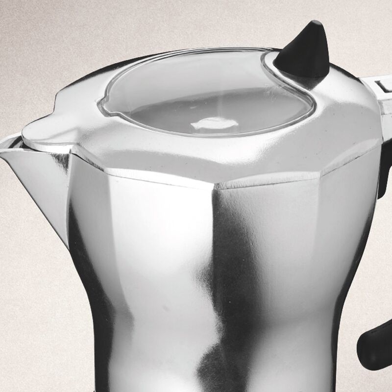 Mokabryggare 6 koppar, aluminium