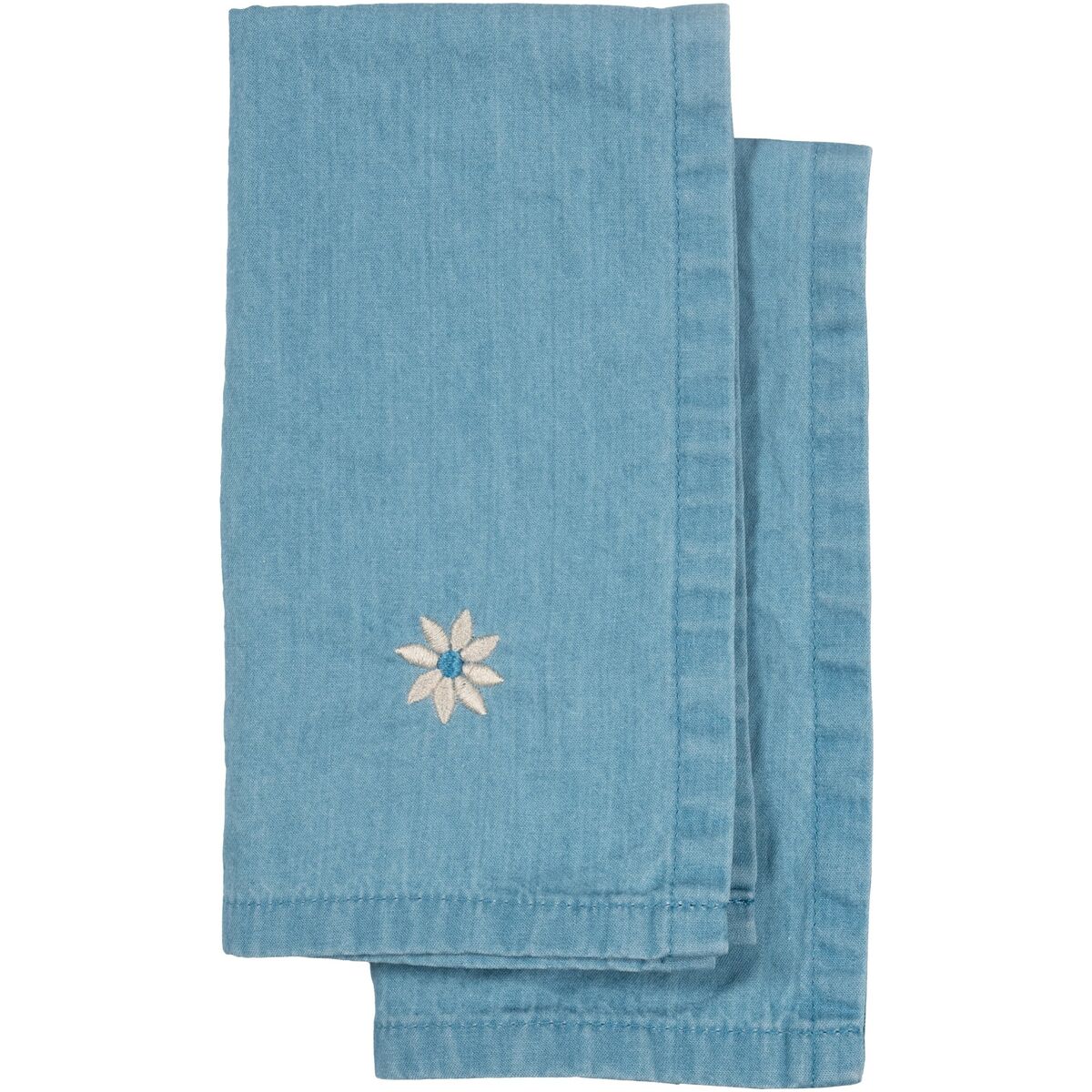 Sagaform Eden Denim keittiöpyyhe 2-pack, sininen