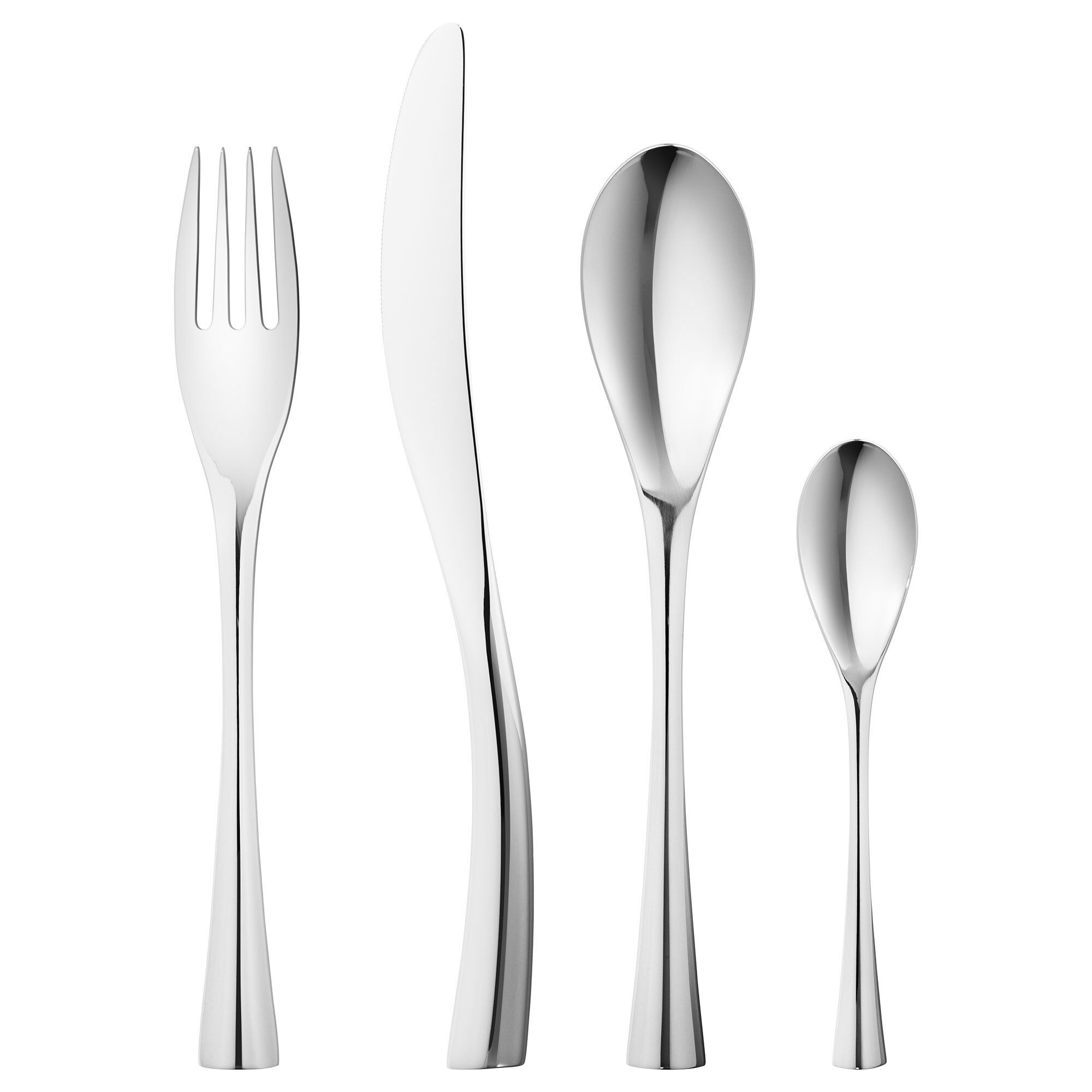 Georg Jensen Cobra bestikksett rustfritt stål 4 deler
