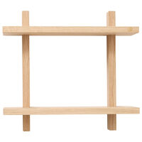 Treat hylla double 34 × 12 cm, ek