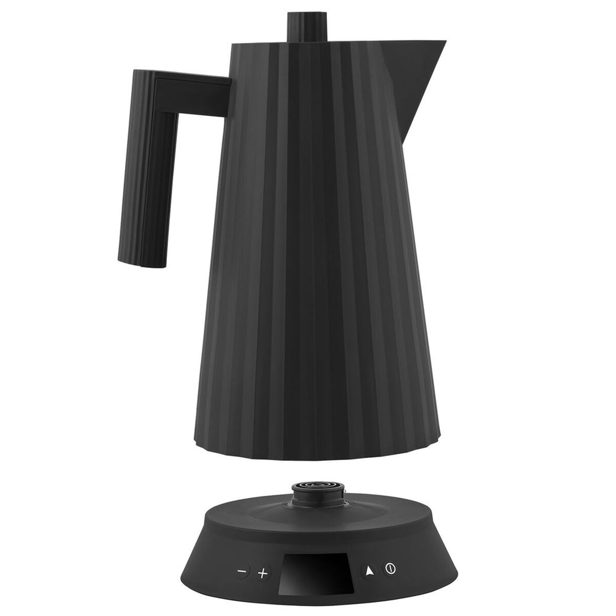 Plissé Vattenkokare med temperaturkontroll 1,7 liter, svart