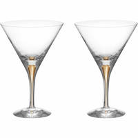 Intermezzo martiniglas 25 cl 2-pack, guld