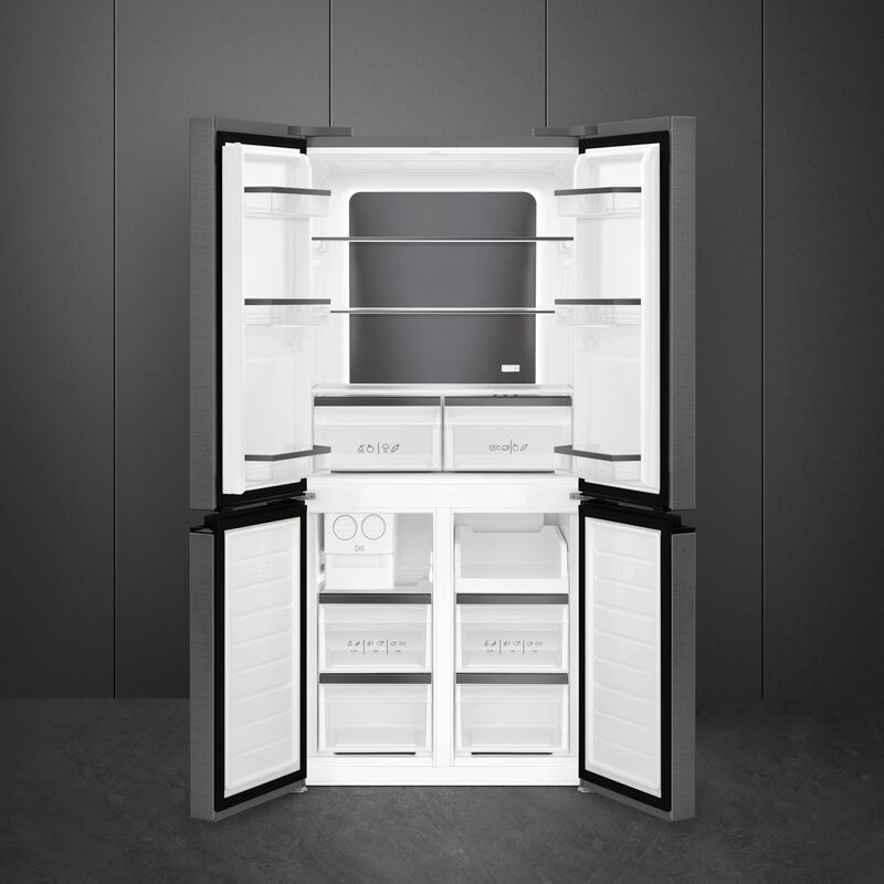 FQI48KD French Door kylskåp, svart