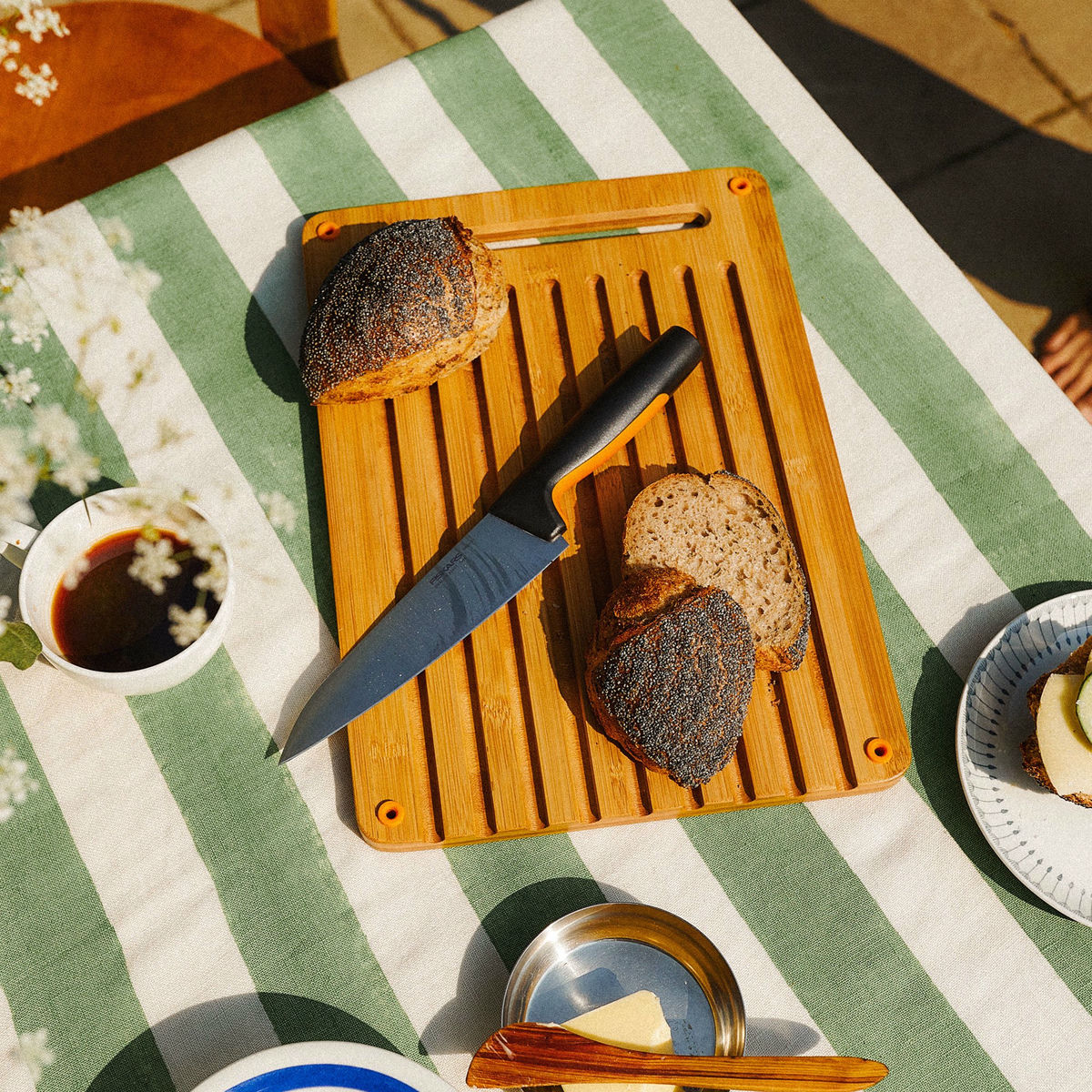 Fiskars Skjærebrett Functional Form 3-Deler Bambus