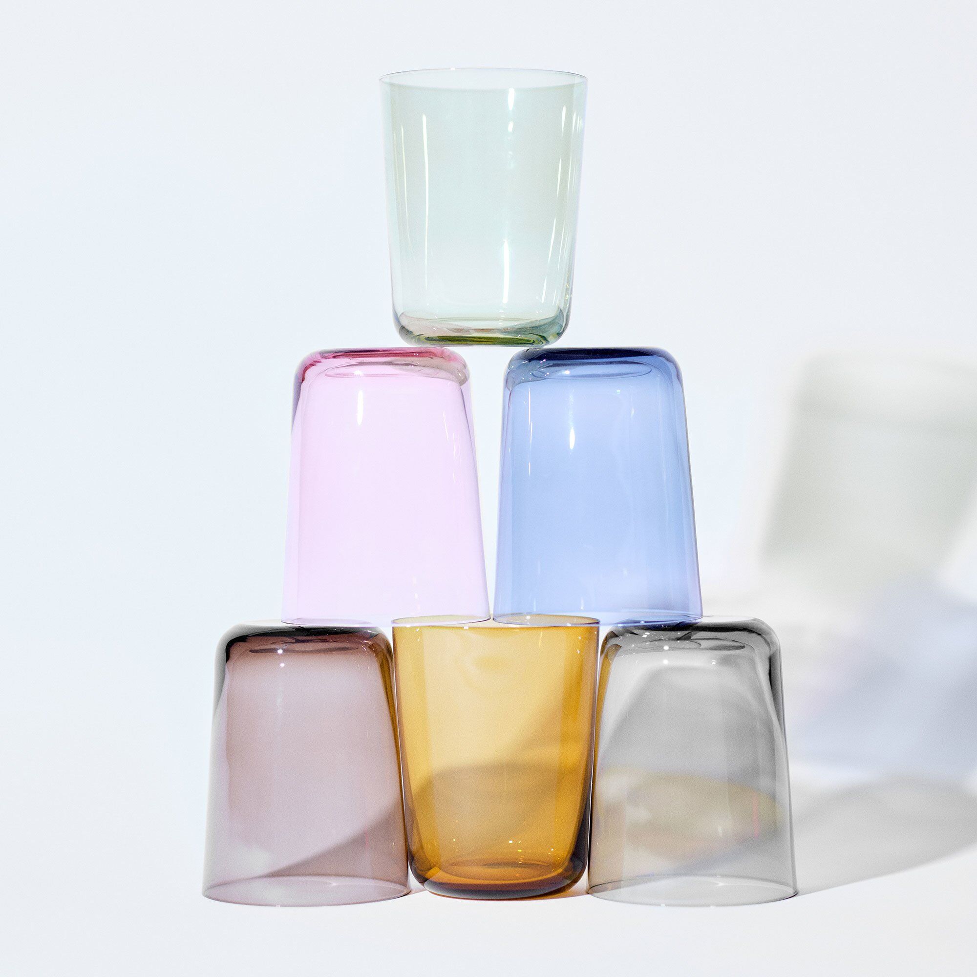 Alternativ bild 1 för Frederik Bagger New York vattenglas 2-pack, citrine