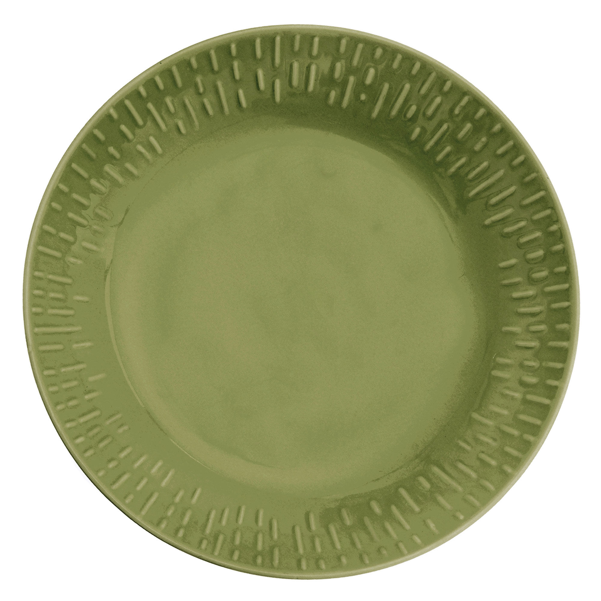 Aida Confetti pastatallerken 23 cm, olive