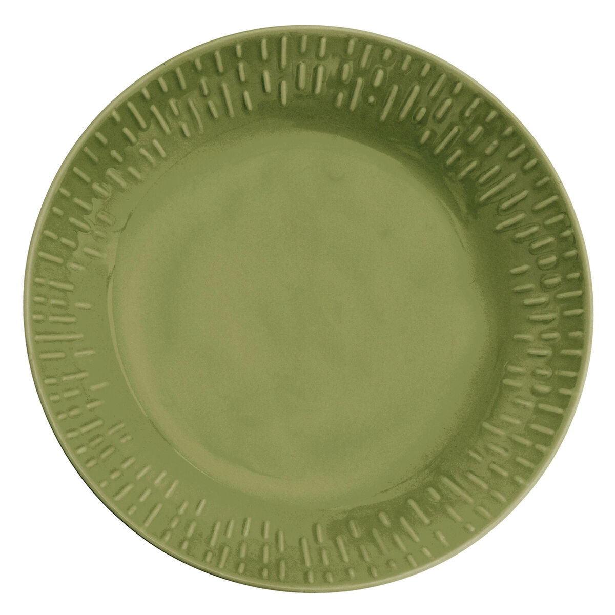 Confetti pastalautanen 23 cm, olive