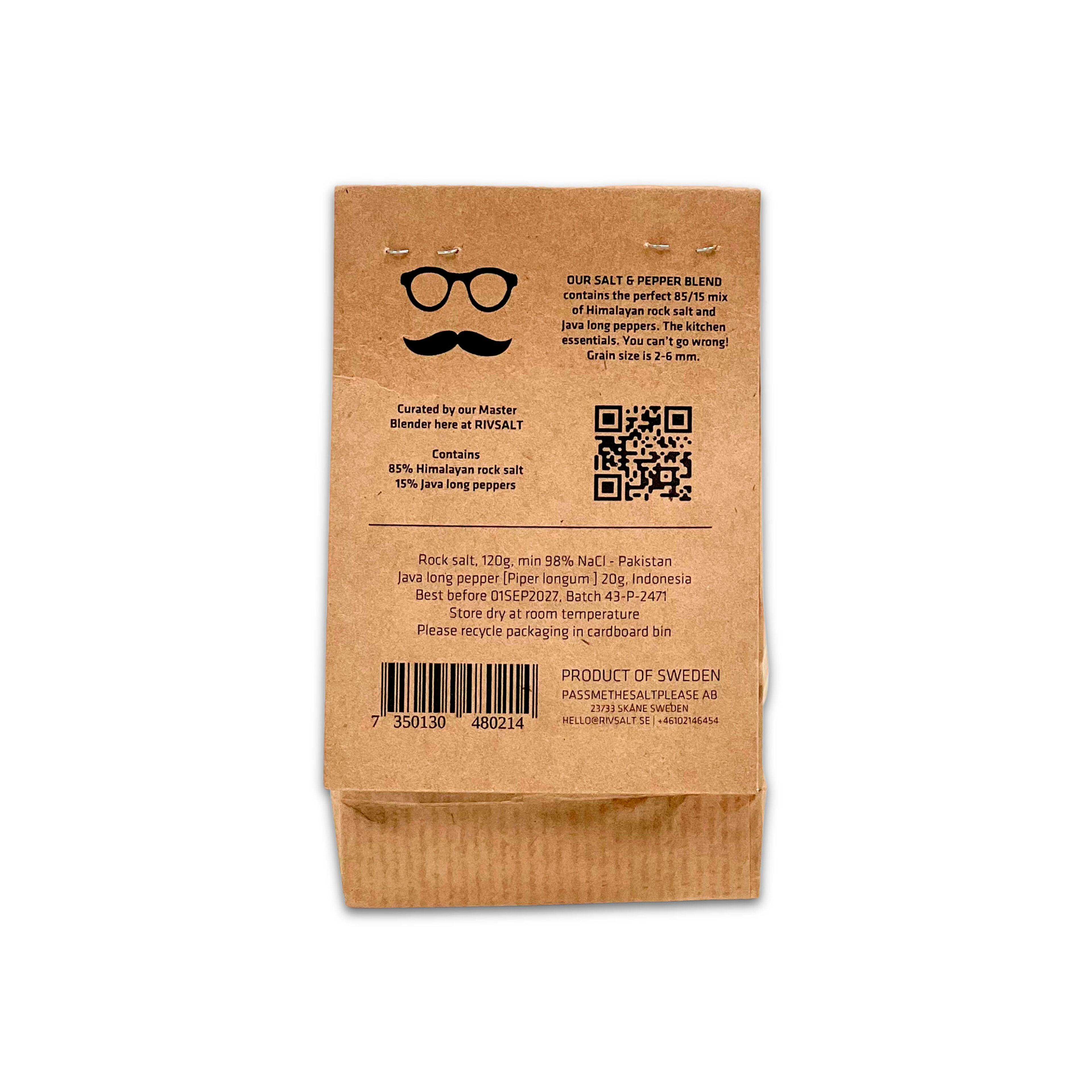 Rivsalt Salt & Pepper Blend refill