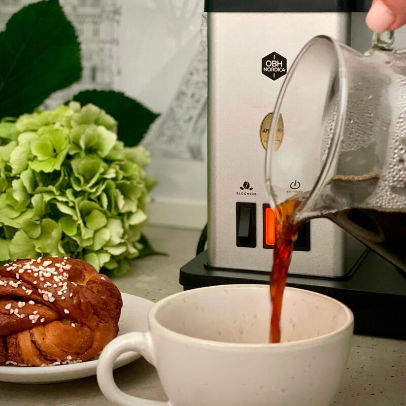 Blooming Coffee Maker 1,25 litraa, hopea