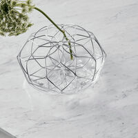 Bloom-maljakko, kirkas, 21 cm.