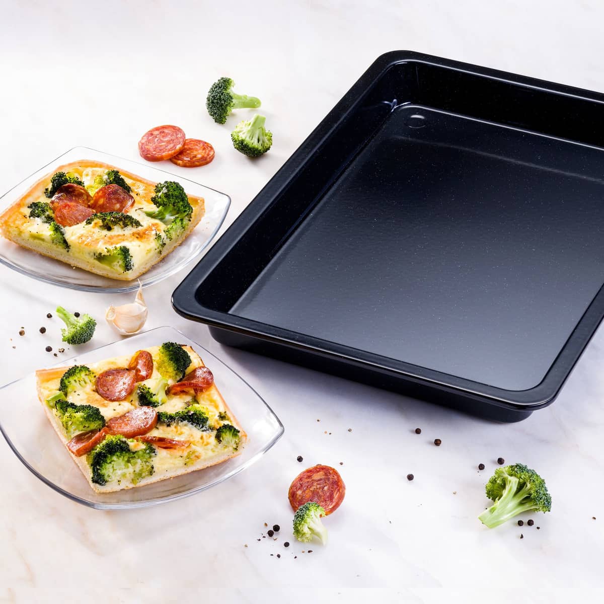 Uuninkestävä kakku-/pizzavuoka 42 cm