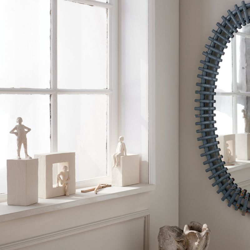 Astro Løve stjernetegnsfigur, hvid