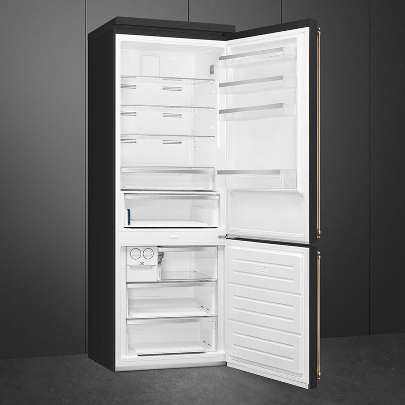 Smeg FA8005RAO6 højrehængt køle/fryser 70 cm, antracit