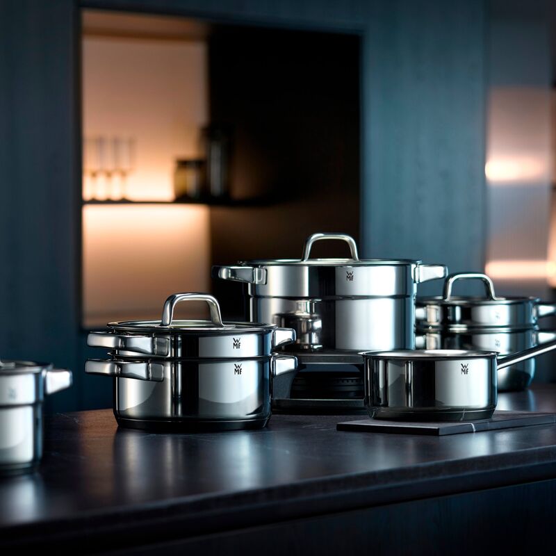 Compact Cuisine grytset, 5 delar inkl. 4 glaslock