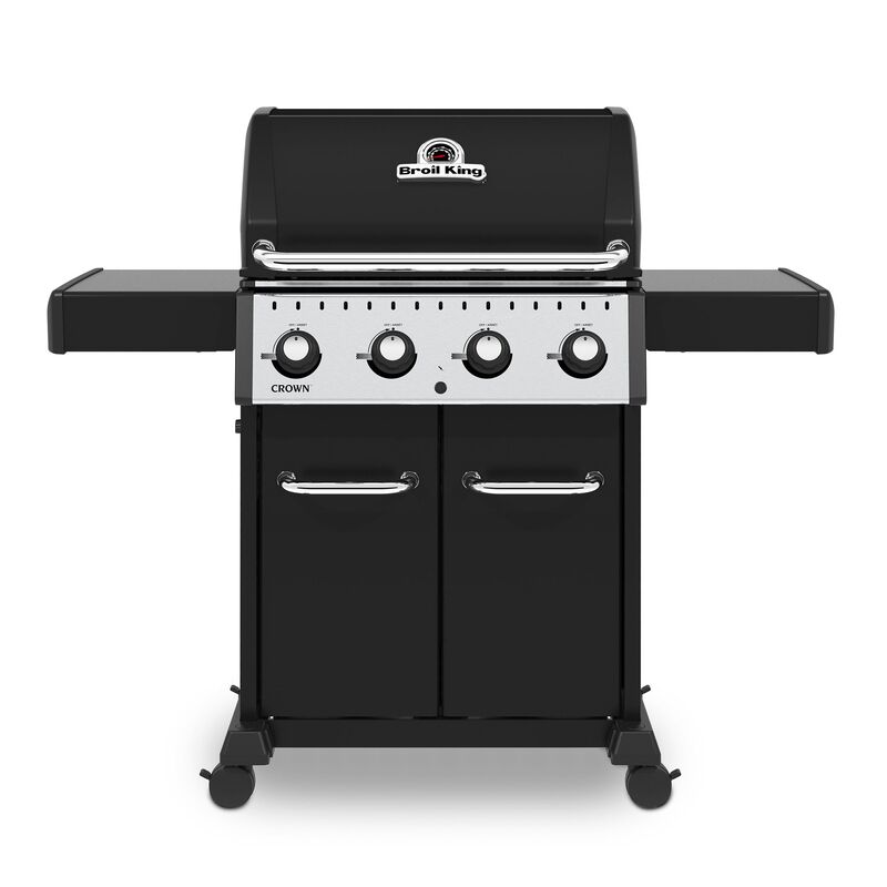 Crown 420 gasgrill, sort