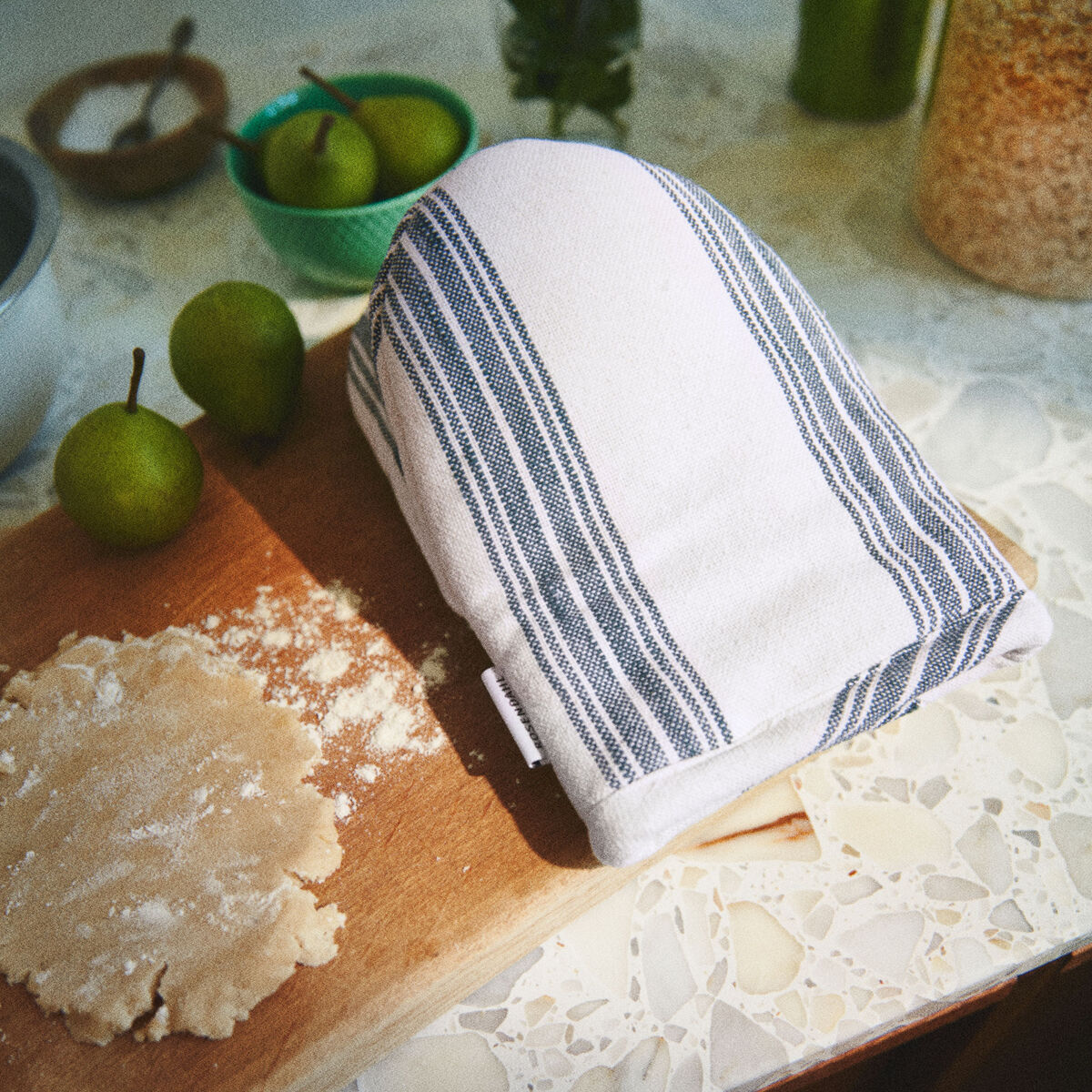 Textiles Garn Grytvante, blå