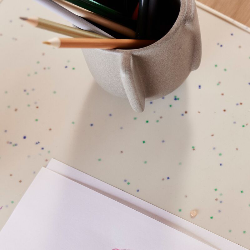 Elefant krukke 9 cm, sten