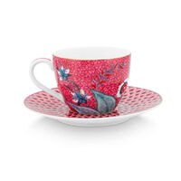 PIP Studio Flower Festival espressokopp 2-pakning, rosa