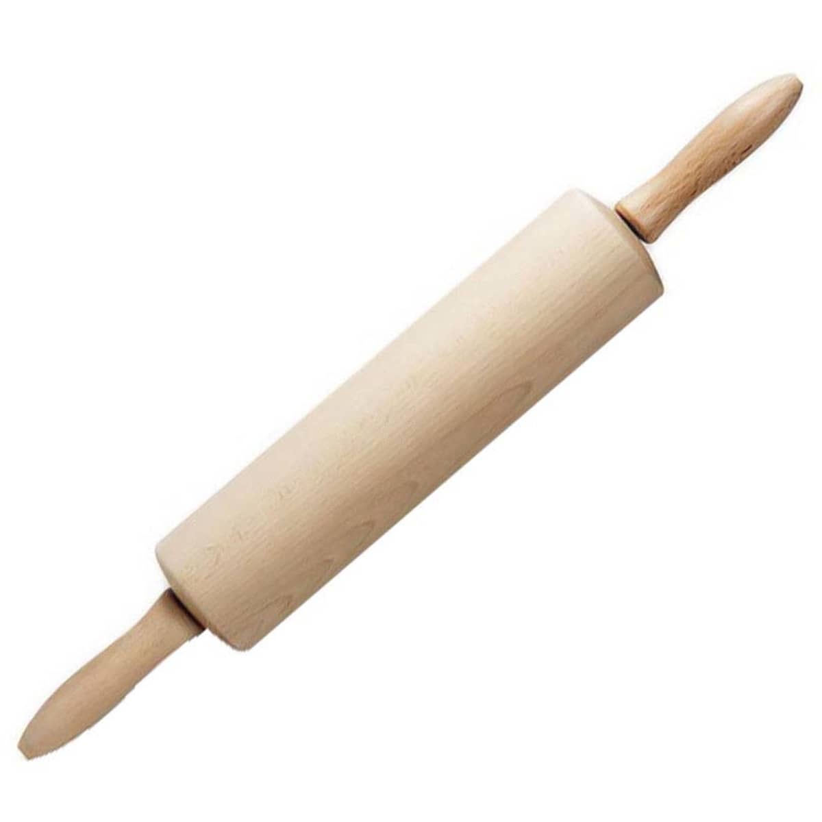 Brödkavel Trä Slät 25cm Dia 6,5 cm
