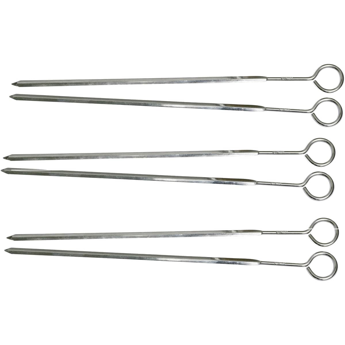 Grillspett 6st 20 cm Rostfritt