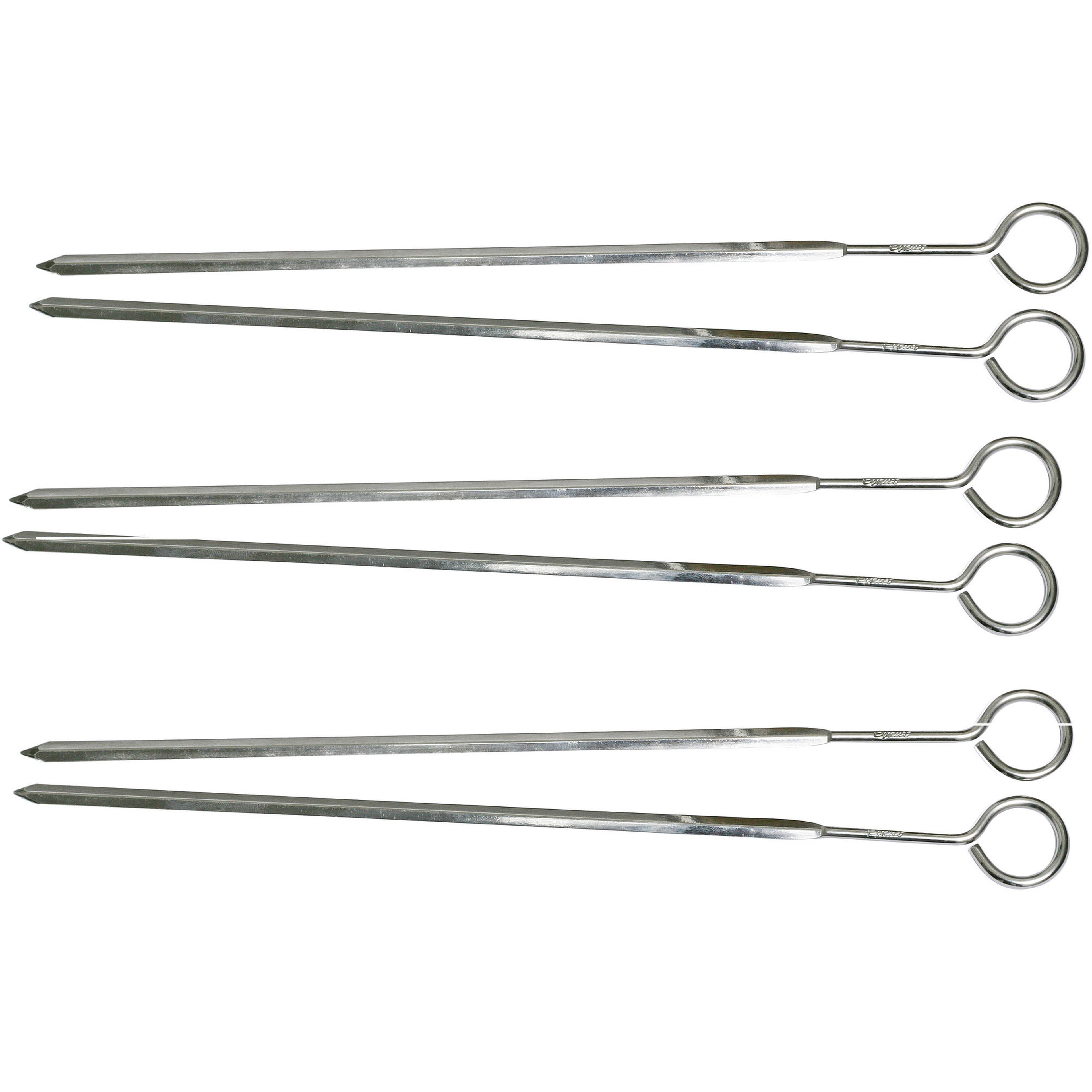 Grillspett 6st 20 cm Rostfritt