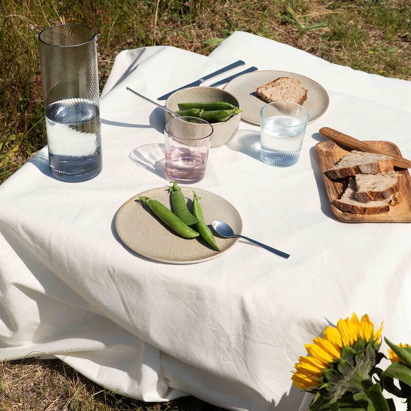 desserttallrik, sandy beige