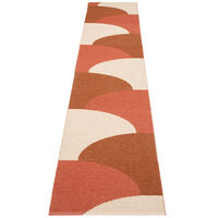 Pappelina Hill matta 70 × 360 cm, brick/rust/cream