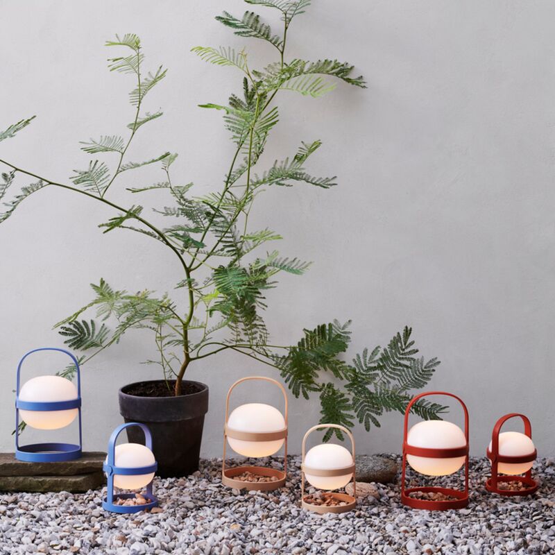 Soft Spot Solar Circular lampe 18,5 cm, terracotta