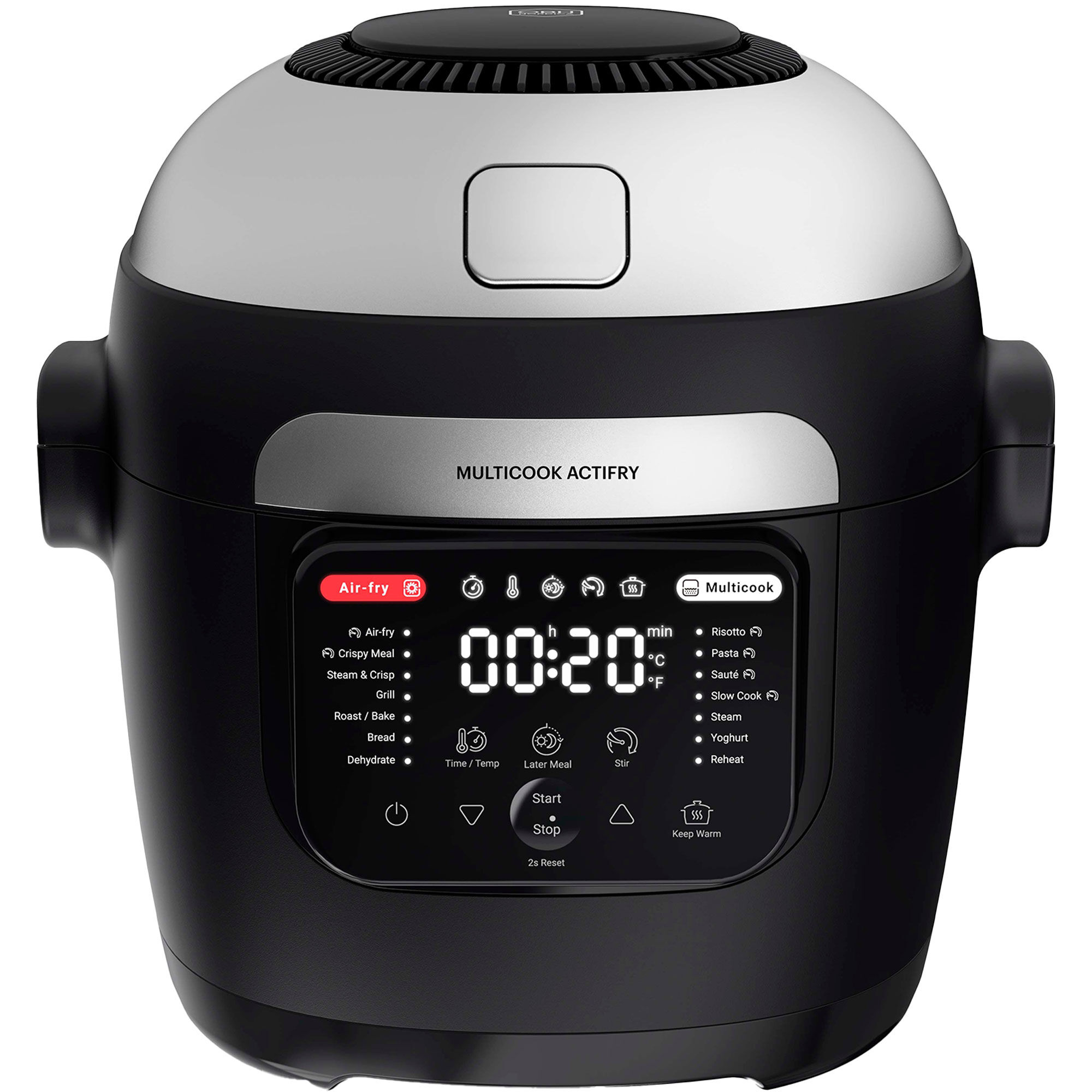 Multicook Actifry multicooker 6 liter, svart