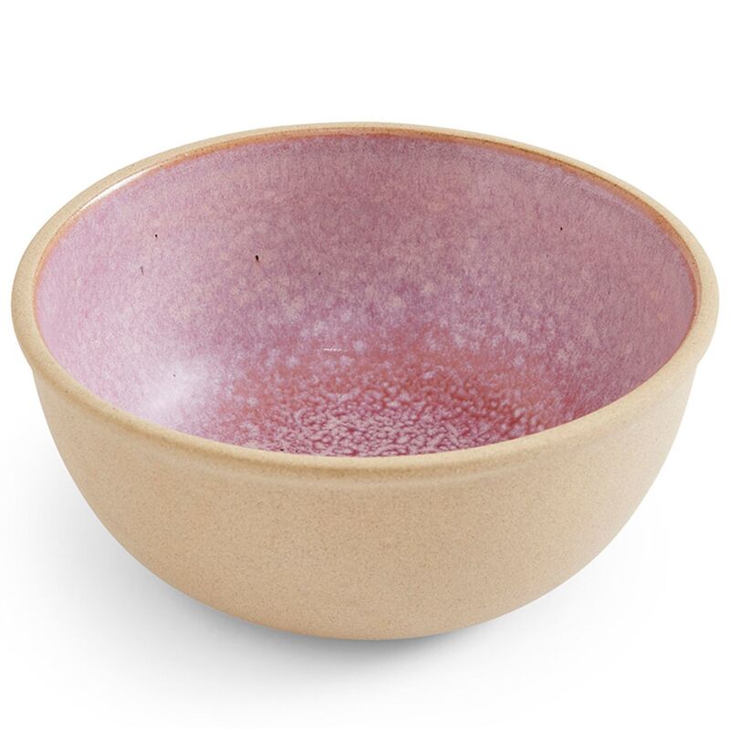 Minerals skål Ø15 cm, rose quartz, 4 stk.