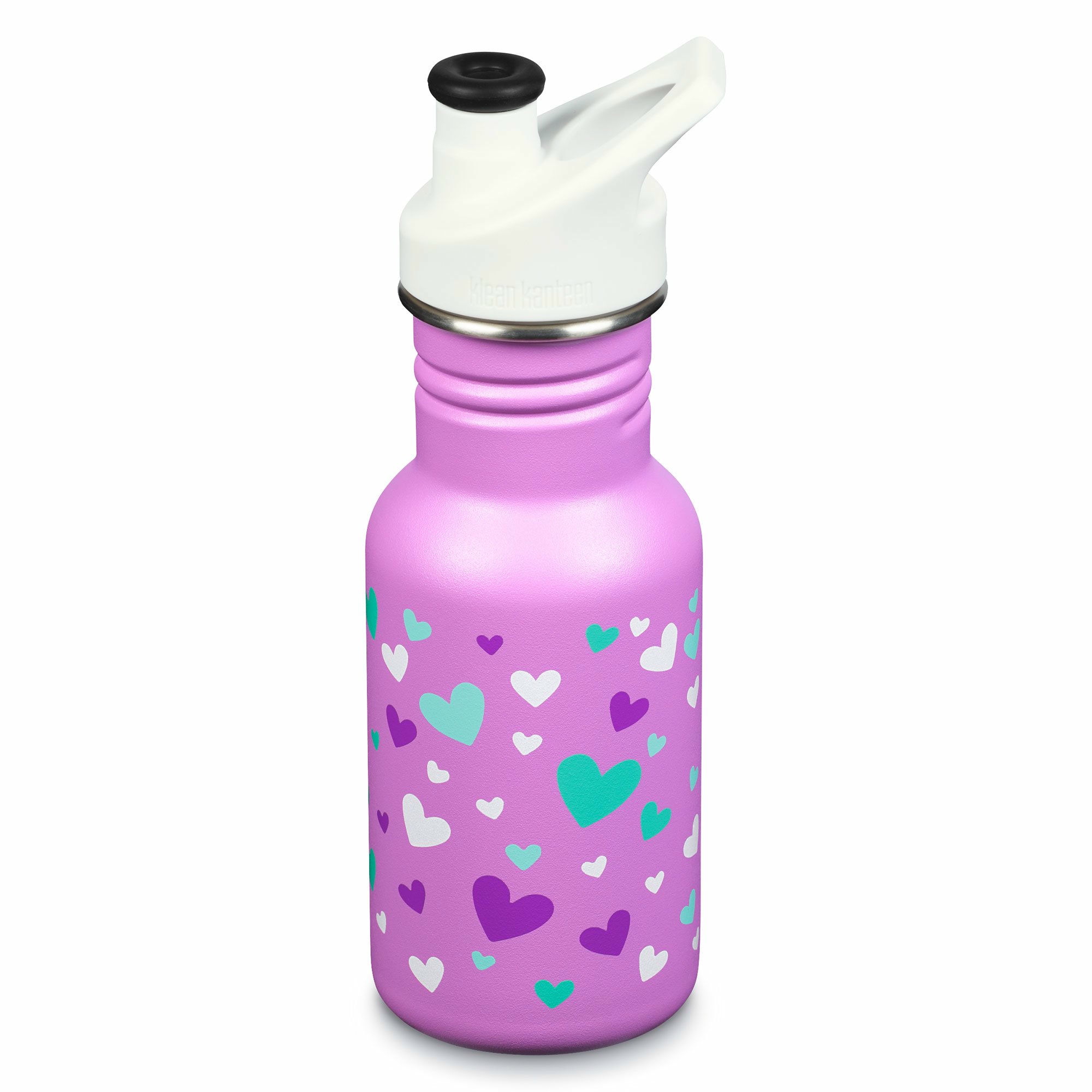 Alternativ bild 1 för Klean Kanteen Classic barnflaska 355 ml, orchid hearts