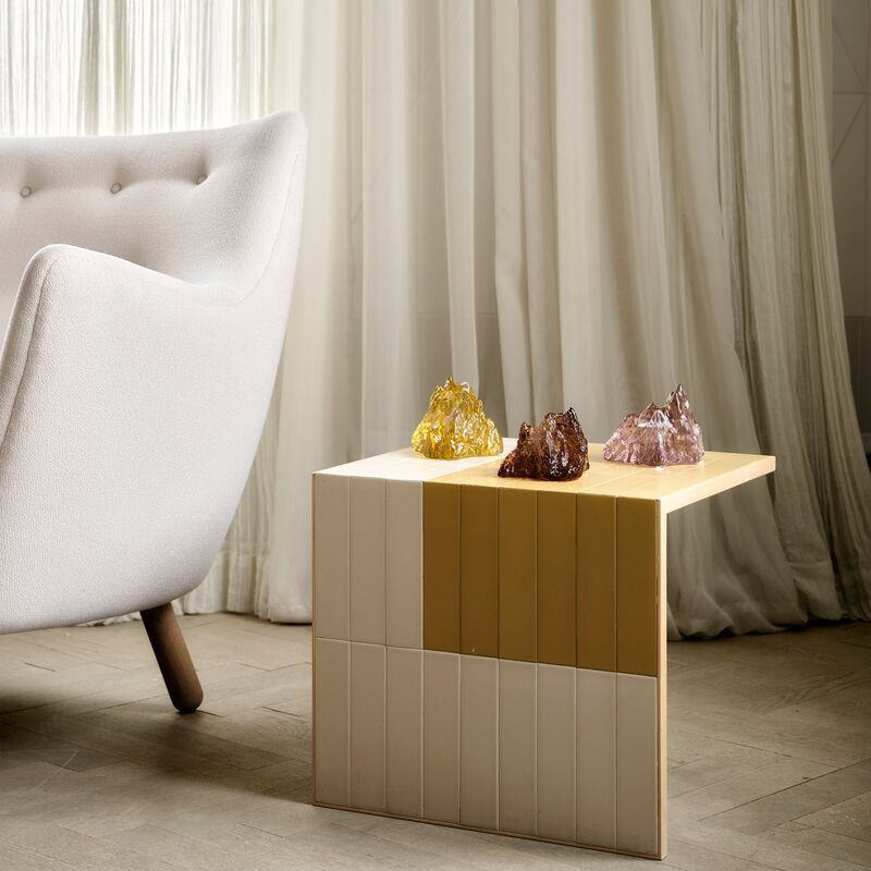 The Rock ljuslykta 9 cm, rosa