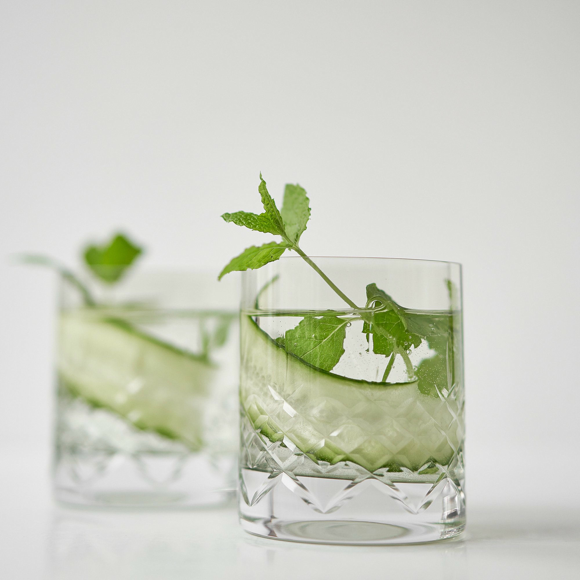 Alternativ bild 1 för Frederik Bagger Crispy Lowball Whiskyglas Emerald