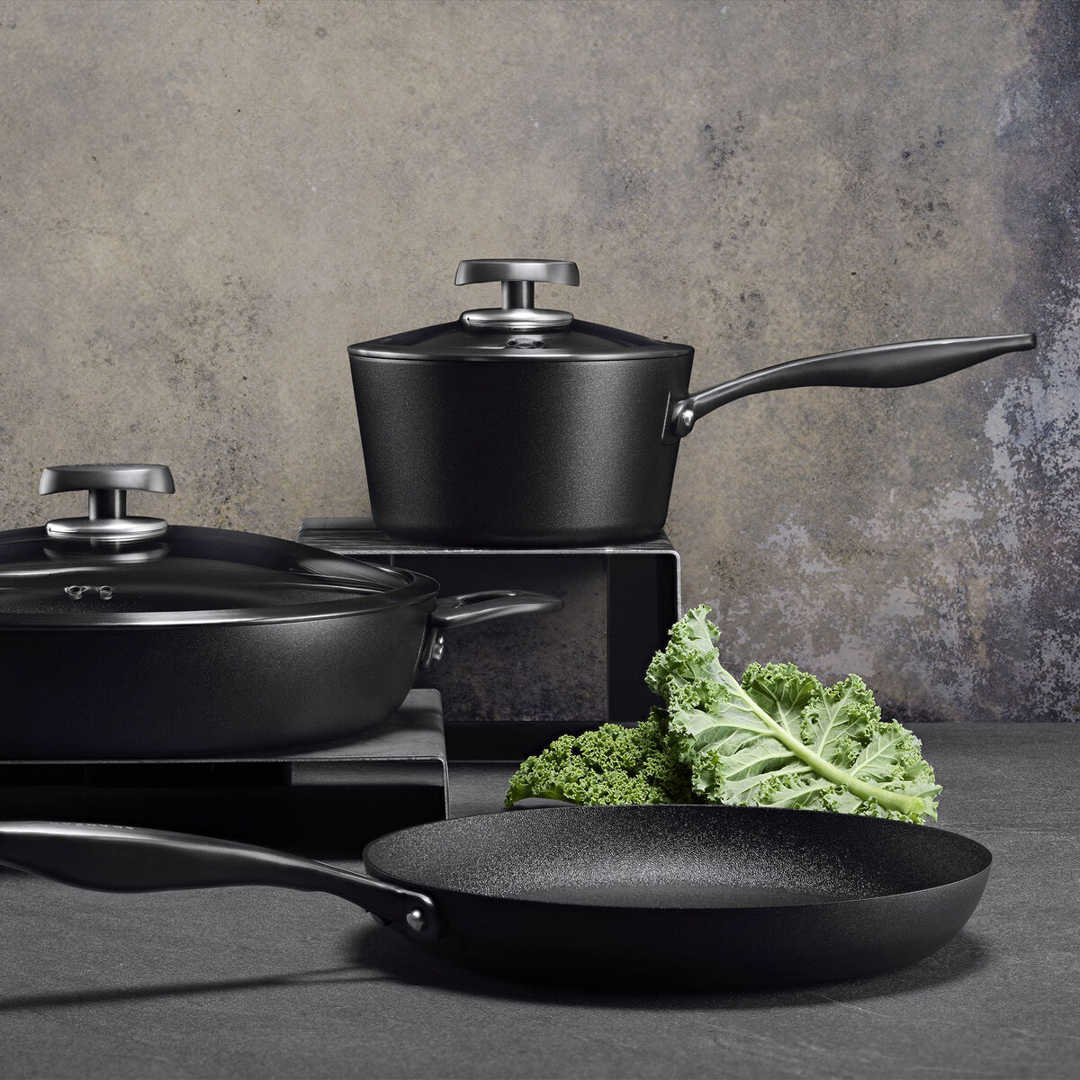 Scanpan Pro SB+ kasserolle med lokk 1,8 liter